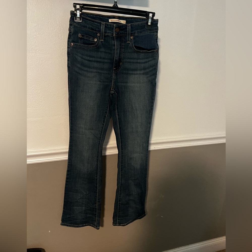 Levi’s high rise boot cut jeans